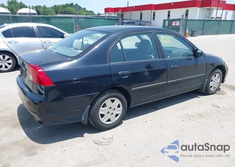 2005 Honda Civic Vp from USA, damaged, VIN 1HGES16385L003369